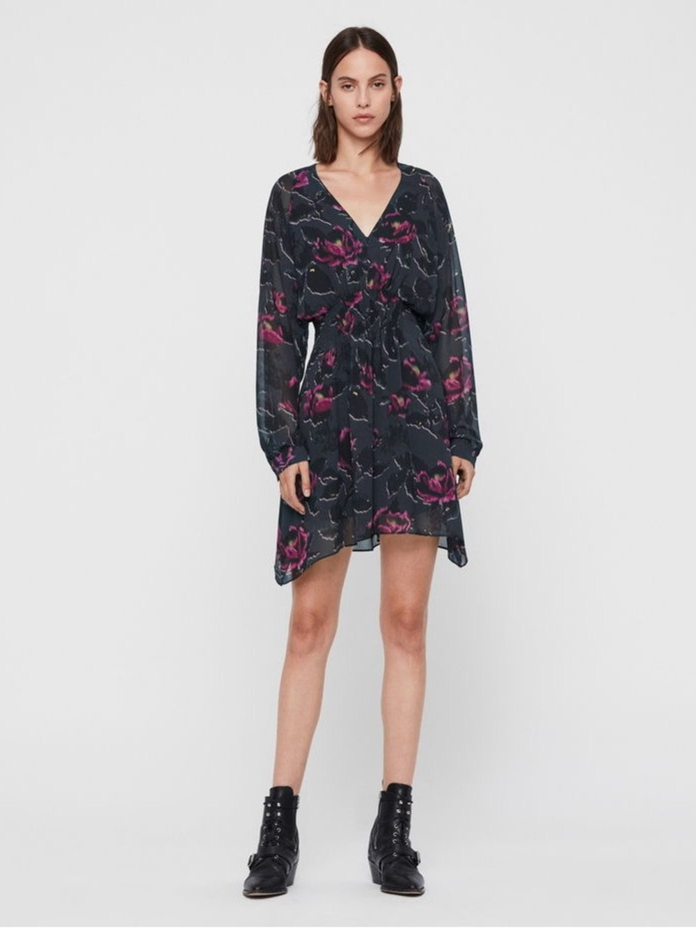 ALLSAINTS Nichola Rosalyn Dress. Size Medium. Great condition!